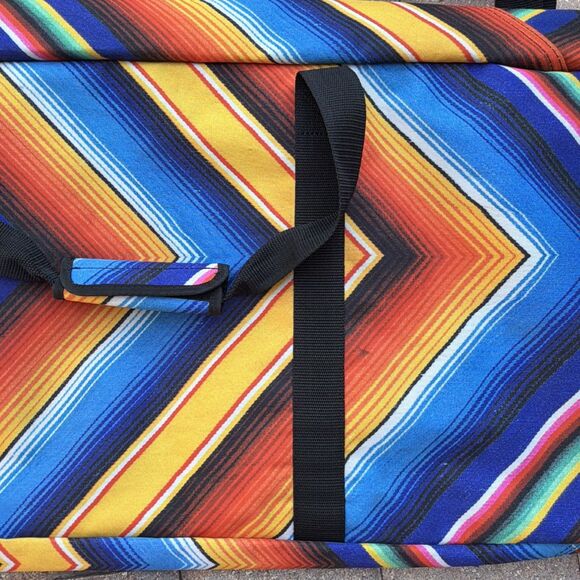 Burton 166 cm Snowboard Travel Carrying Soft Bag with Strap Bright Multicolored - Picture 10 of 16